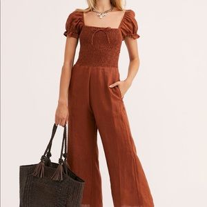 Faithful the Brand Rust Jumpsuit Winnie L